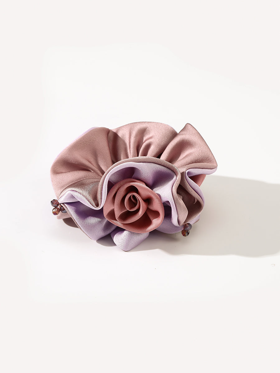 Vintage Rose Satin Scrunchies-2PCS｜Awaytr®