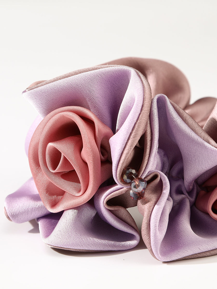 Vintage Rose Satin Scrunchies-2PCS｜Awaytr®