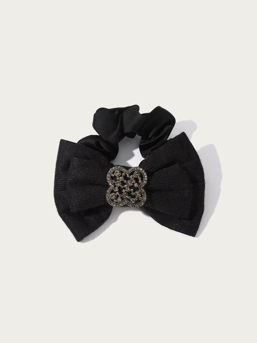 Diamond-Studded Four-Leaves Scrunchies｜Awaytr®