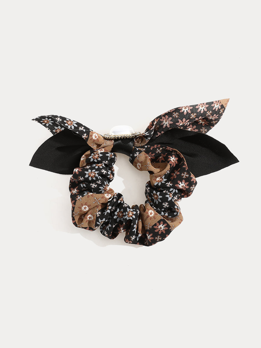 Floral Bow Tie Scrunchies｜Awaytr®