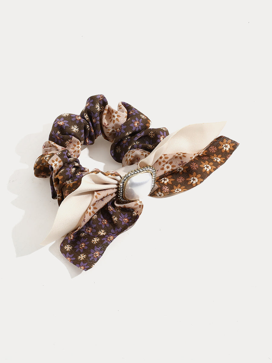 Floral Bow Tie Scrunchies｜Awaytr®