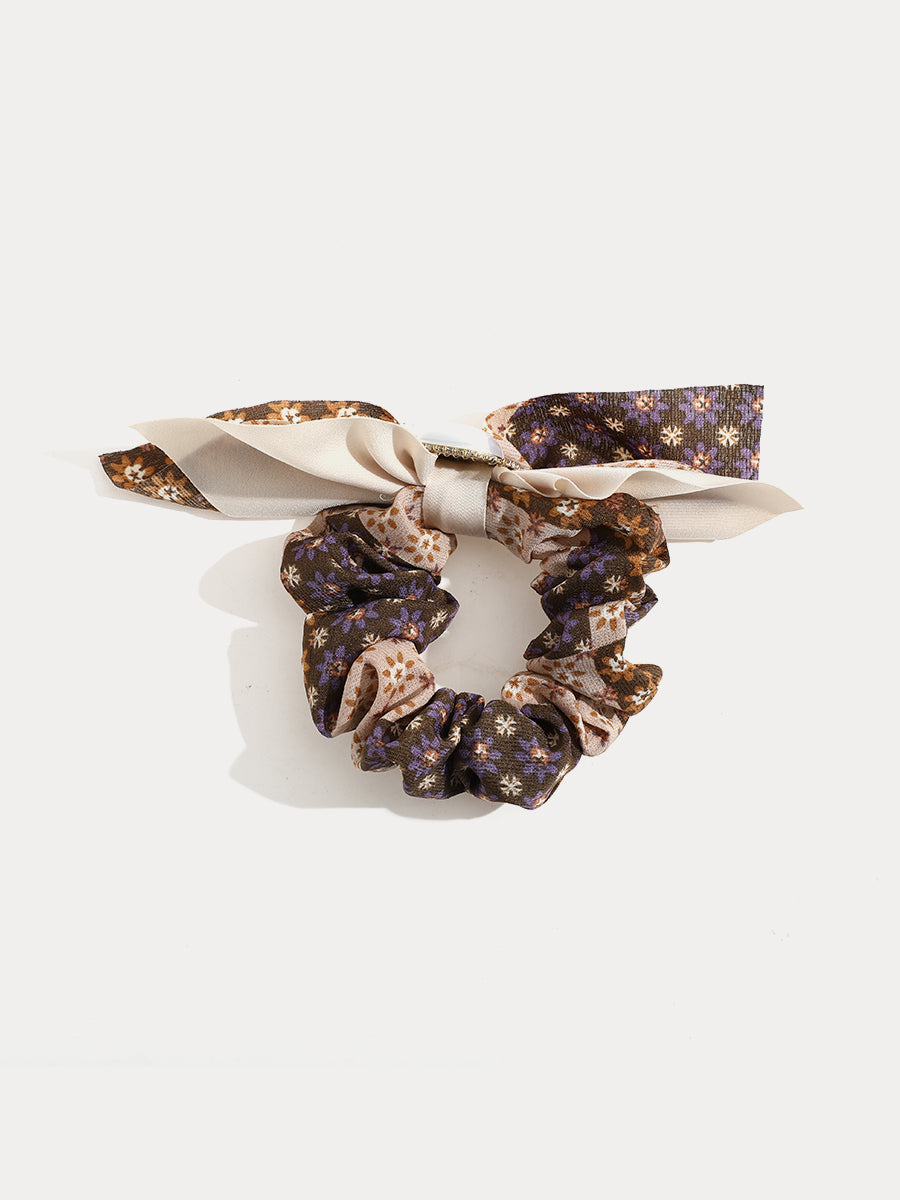 Floral Bow Tie Scrunchies｜Awaytr®