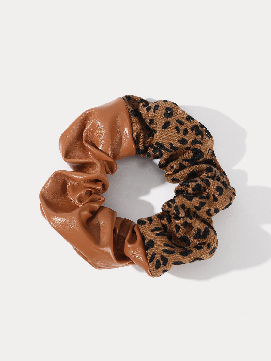 Vintage Leopard Print Scrunchies Set-3Pcs｜Awaytr®