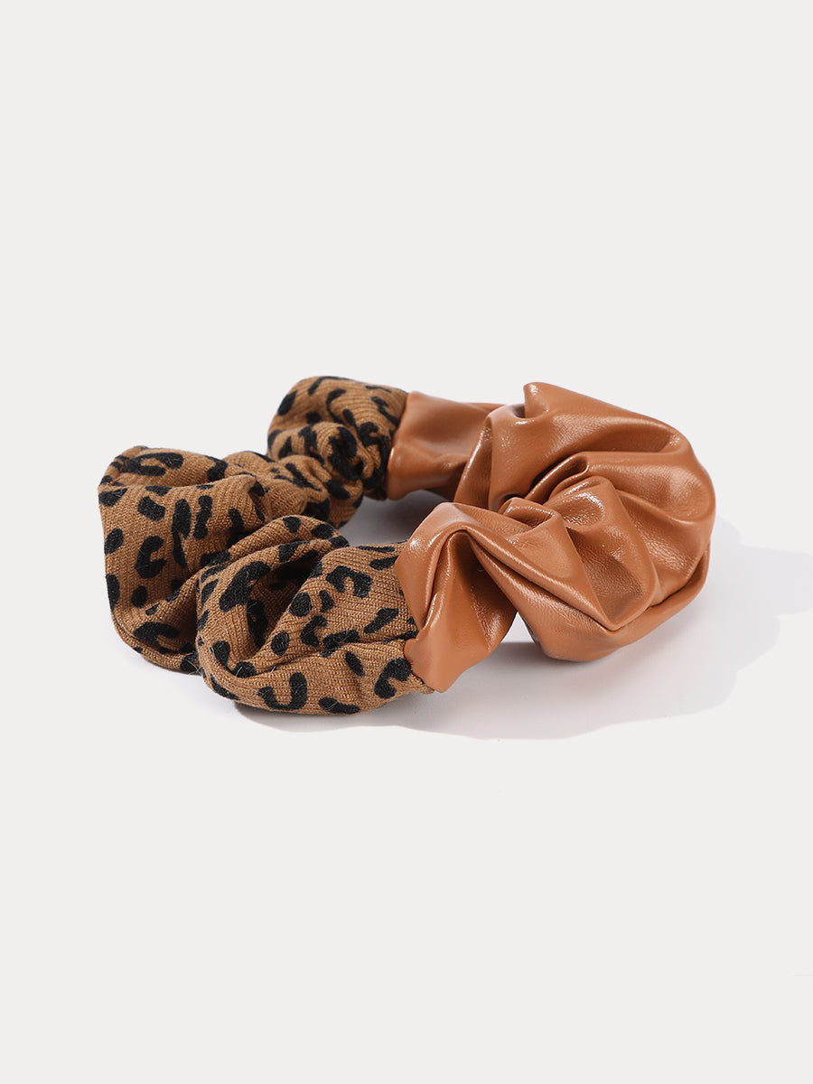 Vintage Leopard Print Scrunchies Set-3Pcs｜Awaytr®