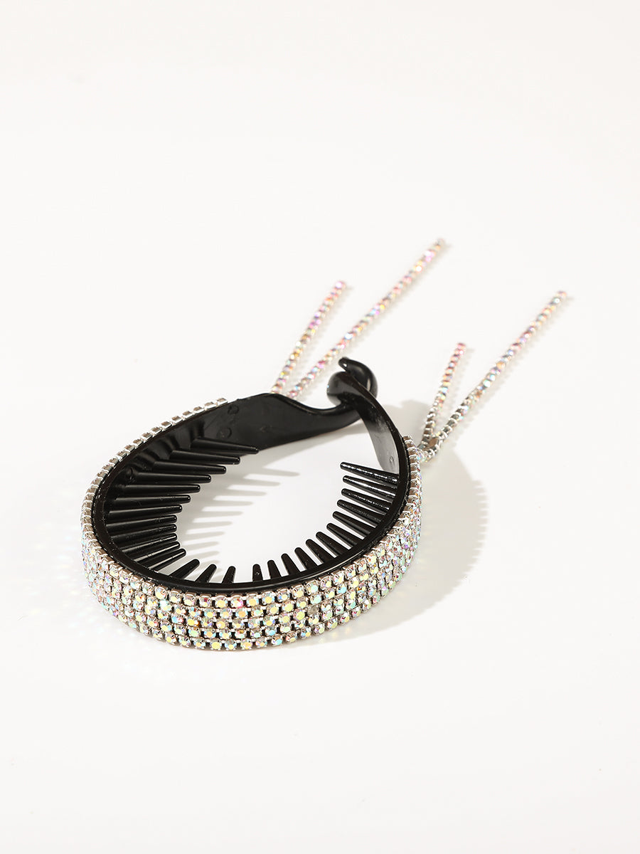 Chain Rhinestone Twist Hair Clip-4 Pcs ｜Awaytr®