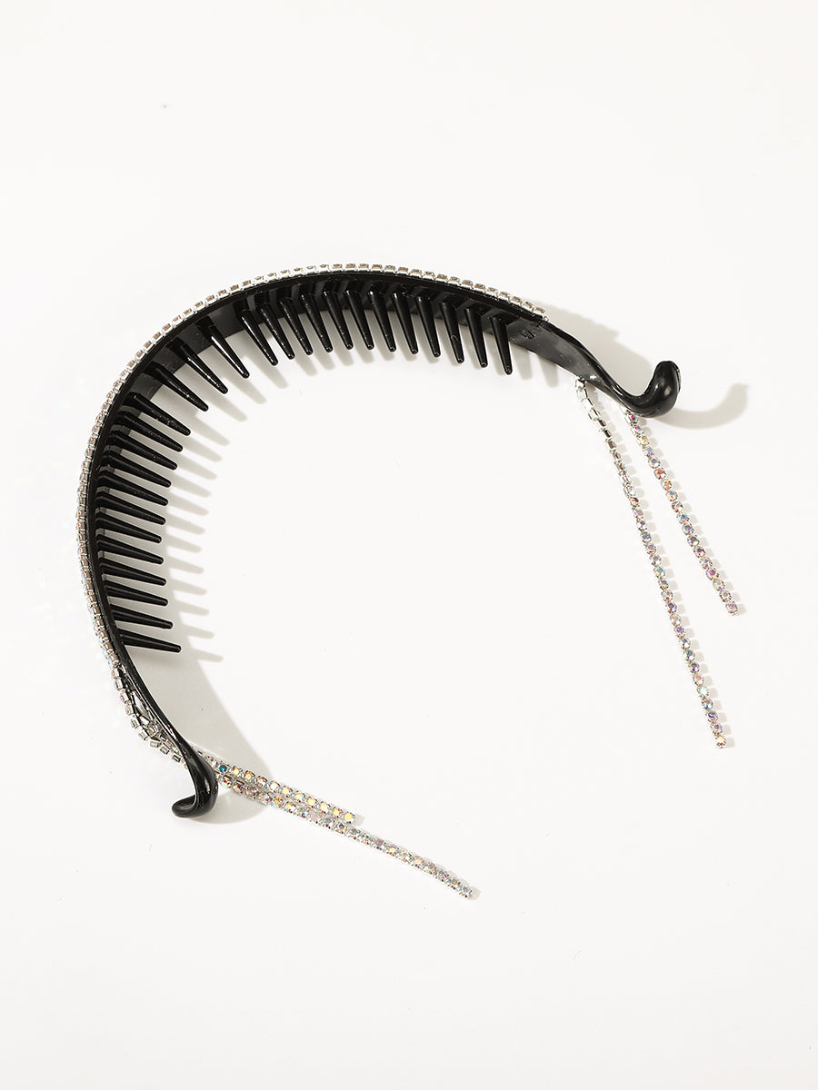 Chain Rhinestone Twist Hair Clip-4 Pcs ｜Awaytr®