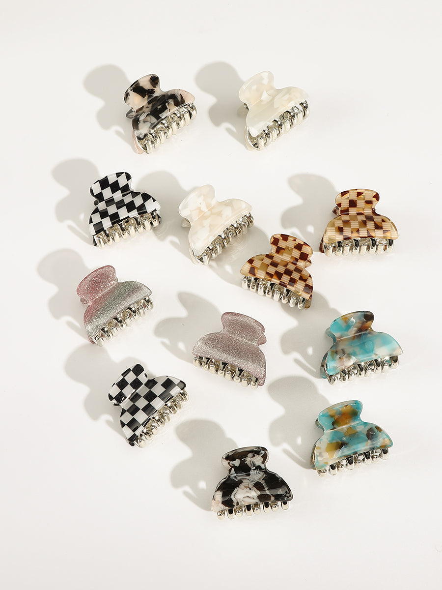 Mini Hair Claw Clips-12 Pcs｜Awaytr®