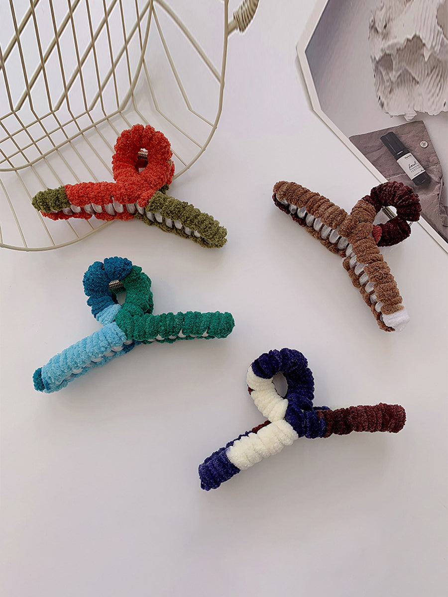 Multi-color Plush Large Claw Clips｜Awaytr®