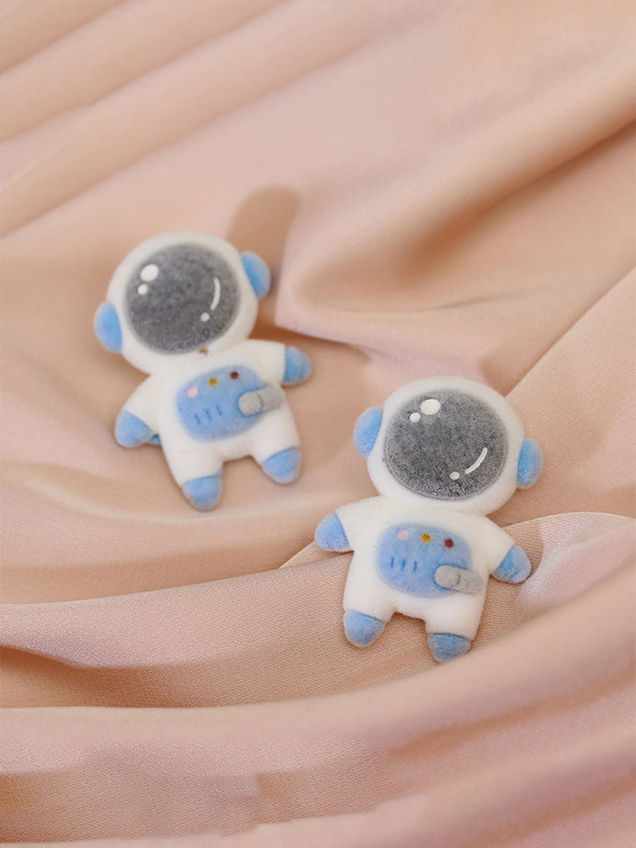 Astronaut Cartoon Plush Earrings｜Awaytr®