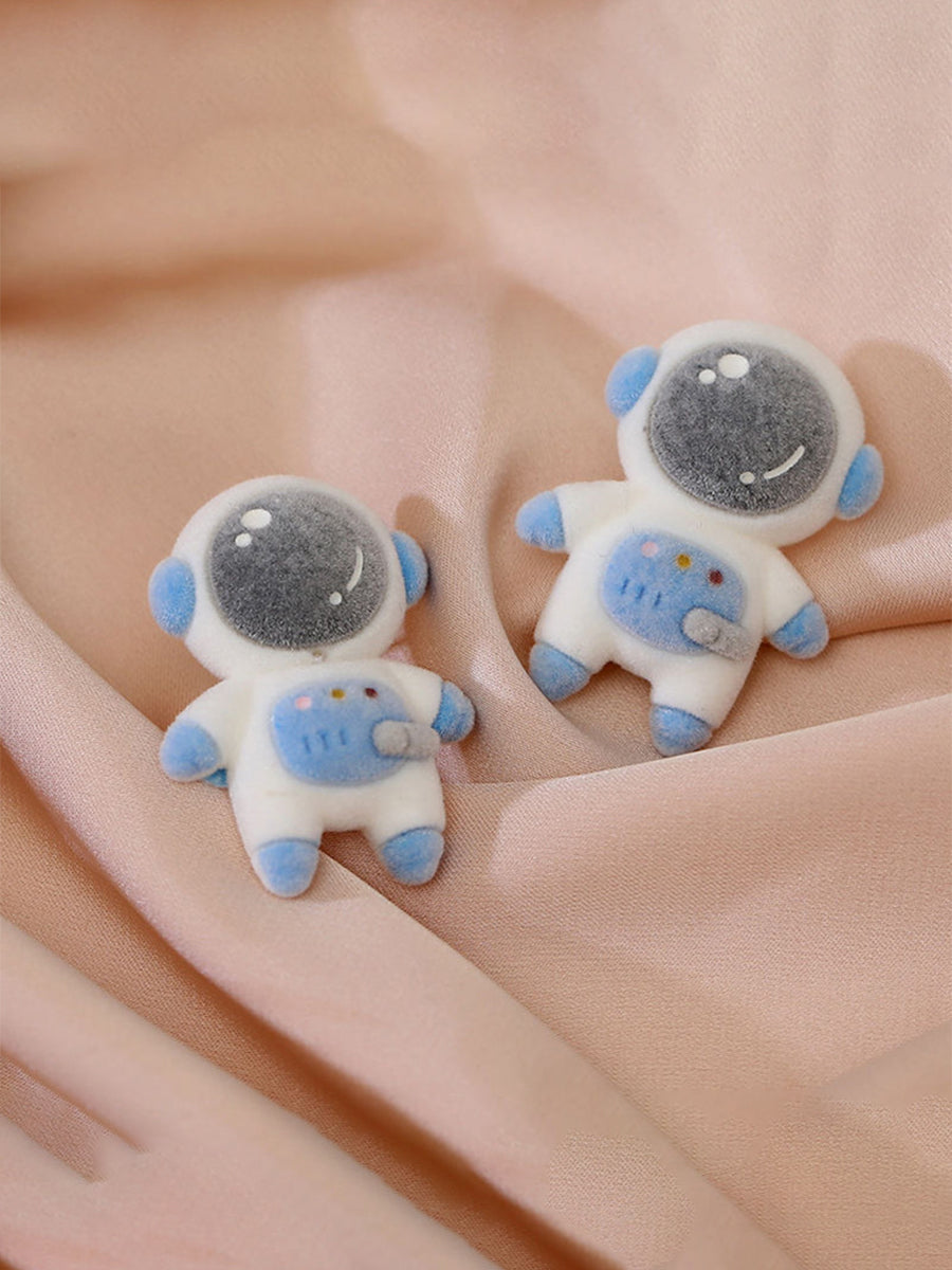 Astronaut Cartoon Plush Earrings｜Awaytr®