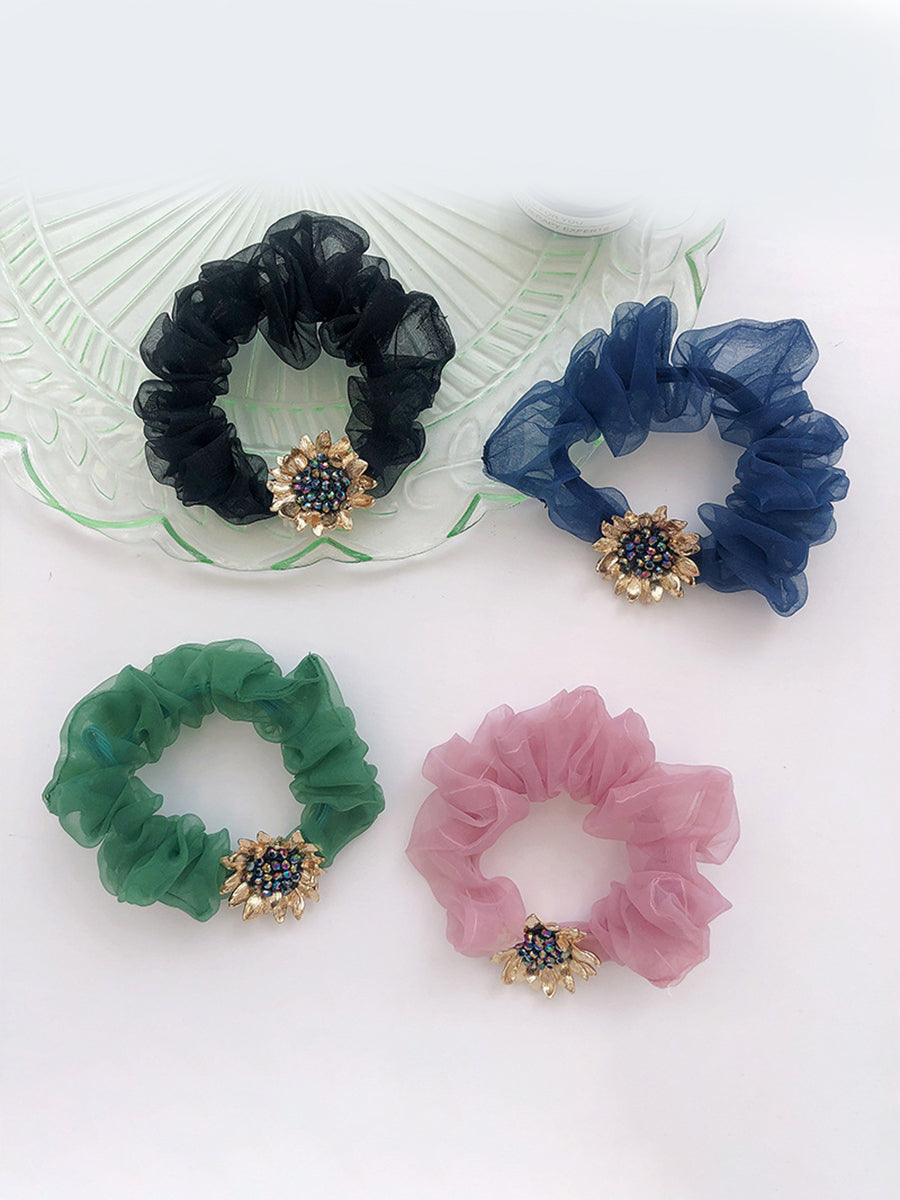 Simple Sunflower Scrunchies｜Awaytr®