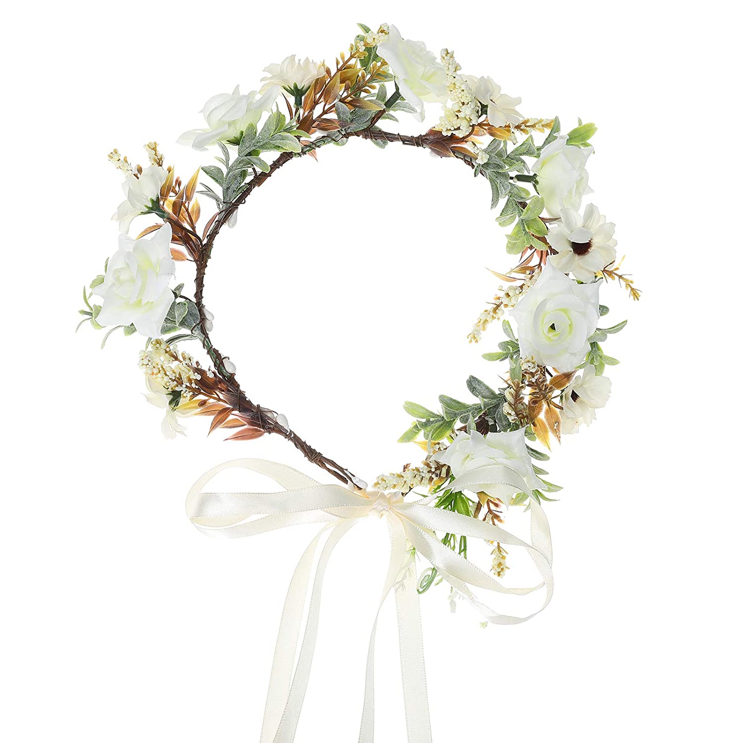 Boho Floral Bridal Hair Garland｜Awaytr®